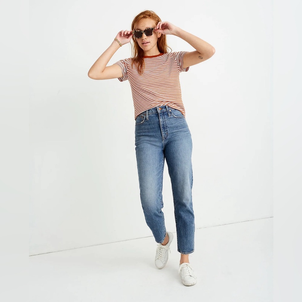 Madewell Blue Straight Leg Jeans